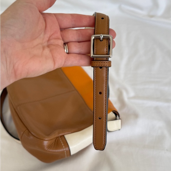 Coach Timeless Tan and Brown Leather Crossbody Bag - Picture 10 of 16
